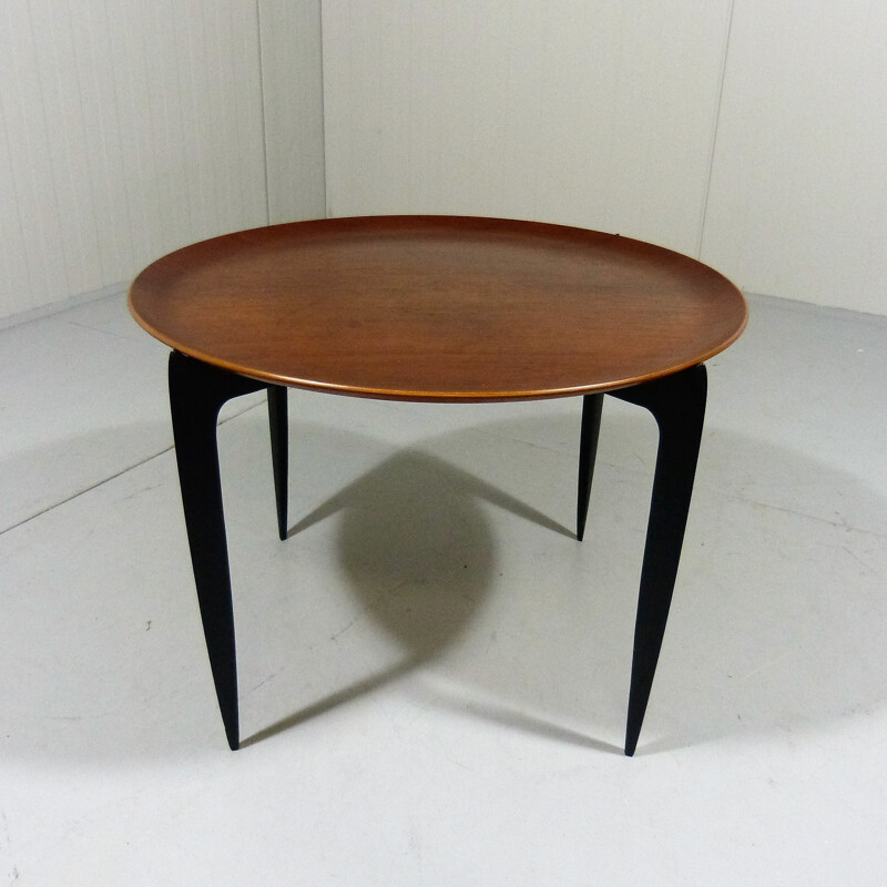 Fritz Hansen coffee table with movable tray, H. ENGHOLM & Sven WILLUMSEN - 1950s