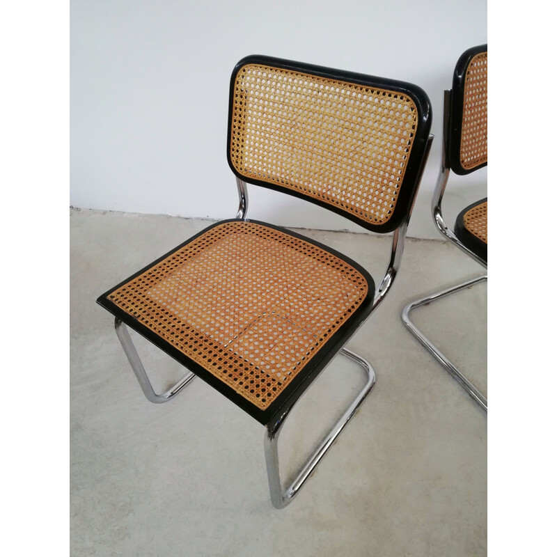 Vintage metal cantilever chair, Italy 1970s