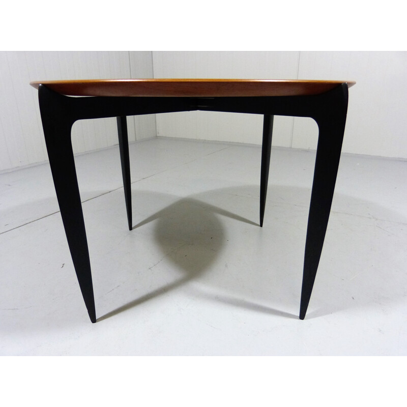 Fritz Hansen coffee table with movable tray, H. ENGHOLM & Sven WILLUMSEN - 1950s
