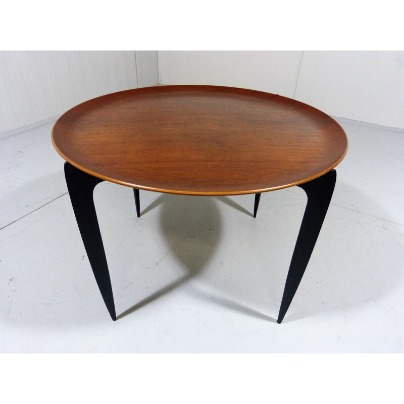 Fritz Hansen coffee table with movable tray, H. ENGHOLM & Sven WILLUMSEN - 1950s