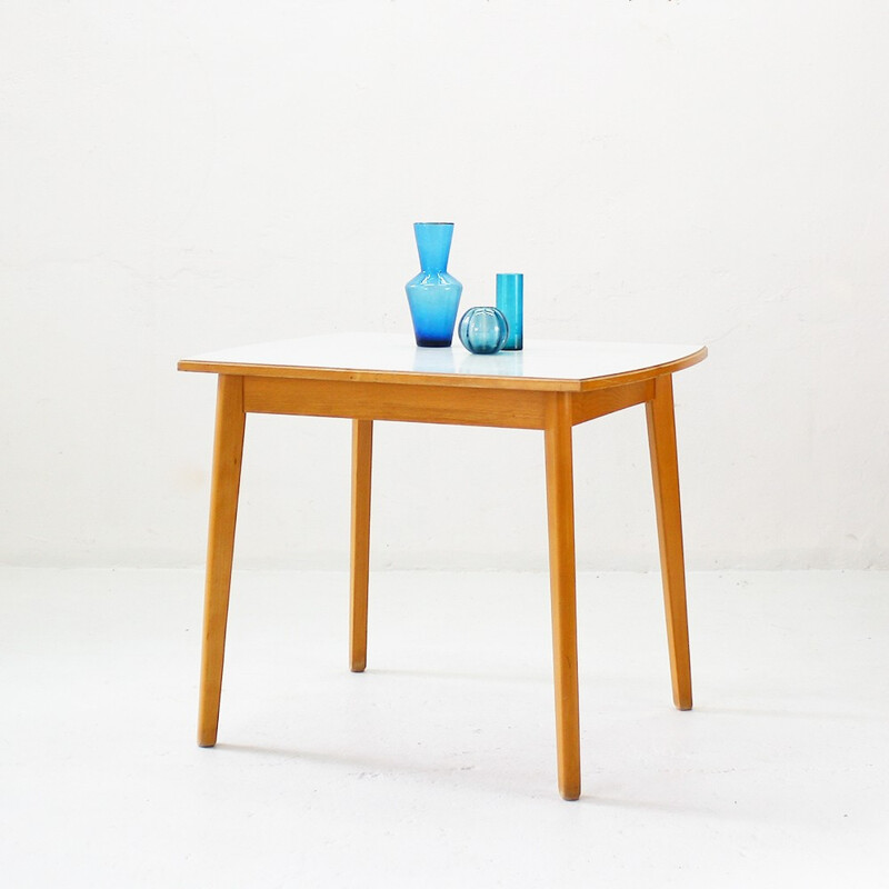 Small vintage kitchen table with formica top - 1950s