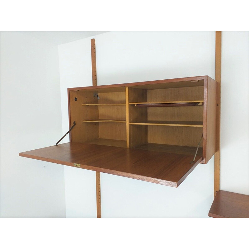 Scandinavian vintage bookcase by Rud Thygesen and Johnny Sorensen for Hg Furniture, 1950