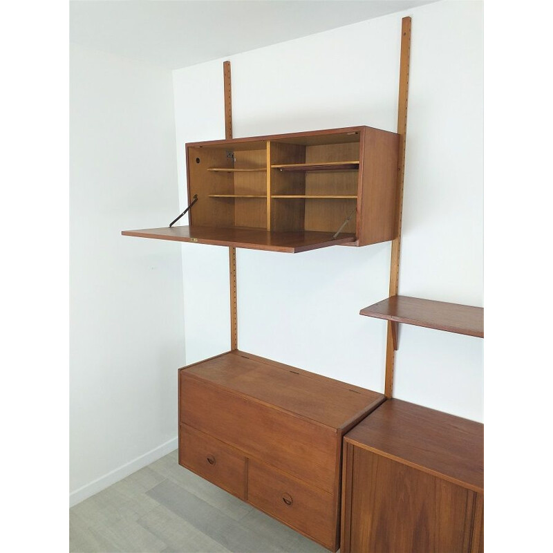 Scandinavian vintage bookcase by Rud Thygesen and Johnny Sorensen for Hg Furniture, 1950