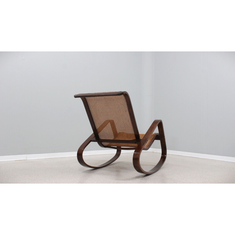 Vintage "Dondolo" rocking chair by Luigi Crassevig, 1970s