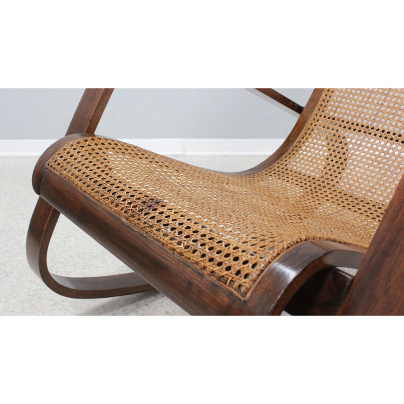 Vintage "Dondolo" rocking chair by Luigi Crassevig, 1970s