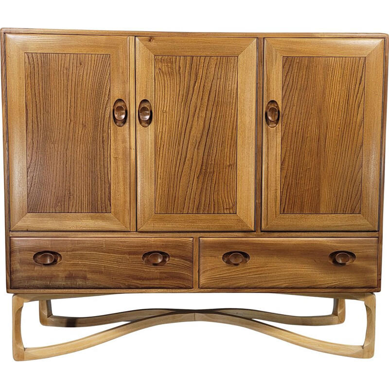 Vintage-Enfilade aus Ulmenholz von Lucian Ercolani für Ercol, 1960