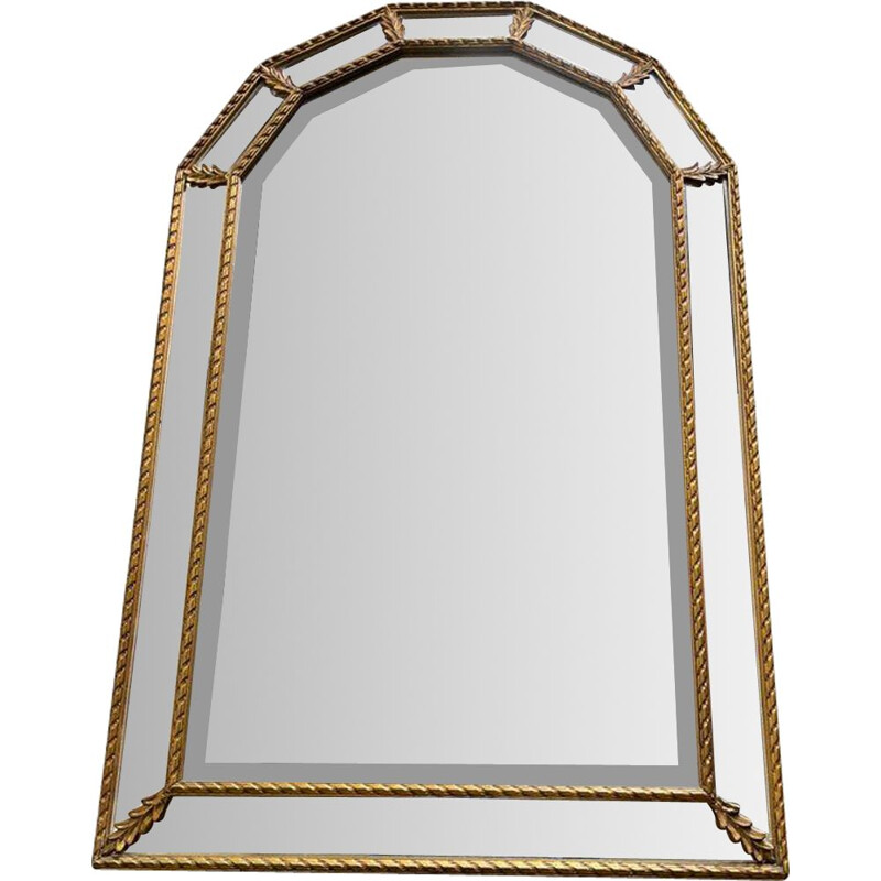 miroir vintage en bois