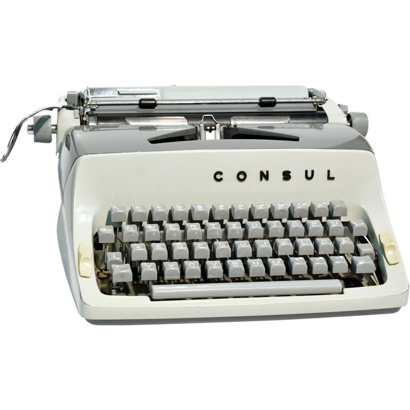 Vintage typemachine type 221, Tsjechoslowakije 1960