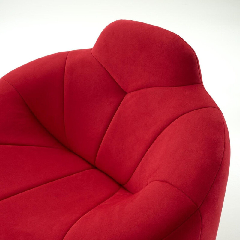 Poltrona vintage con schienale alto Pumpkin di Pierre Paulin per Ligne Roset