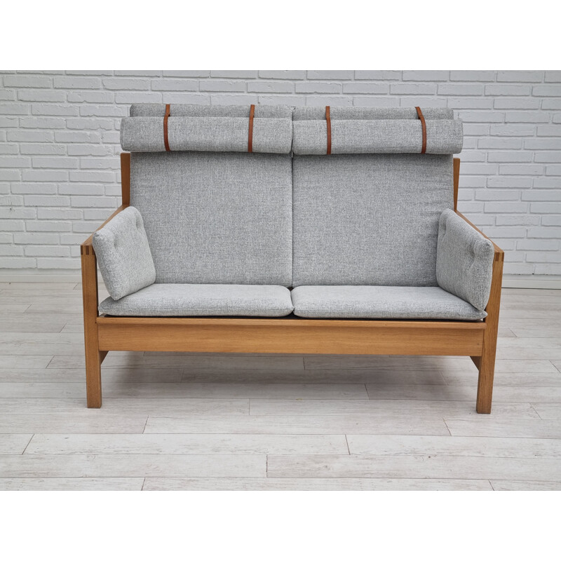 Danish vintage 2 seater sofa model 2252 by Børge Mogensen, 1970s