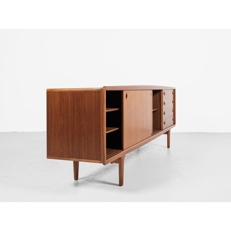 Mid century Danish Xl sideboard in teak by Hp Hansen, 1960s