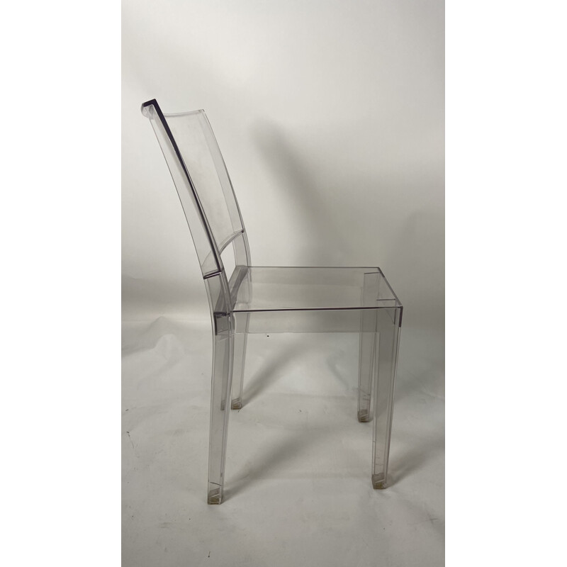 Chaise vintage La Marie Kartell en plexiglas transparente par Philippe Starck