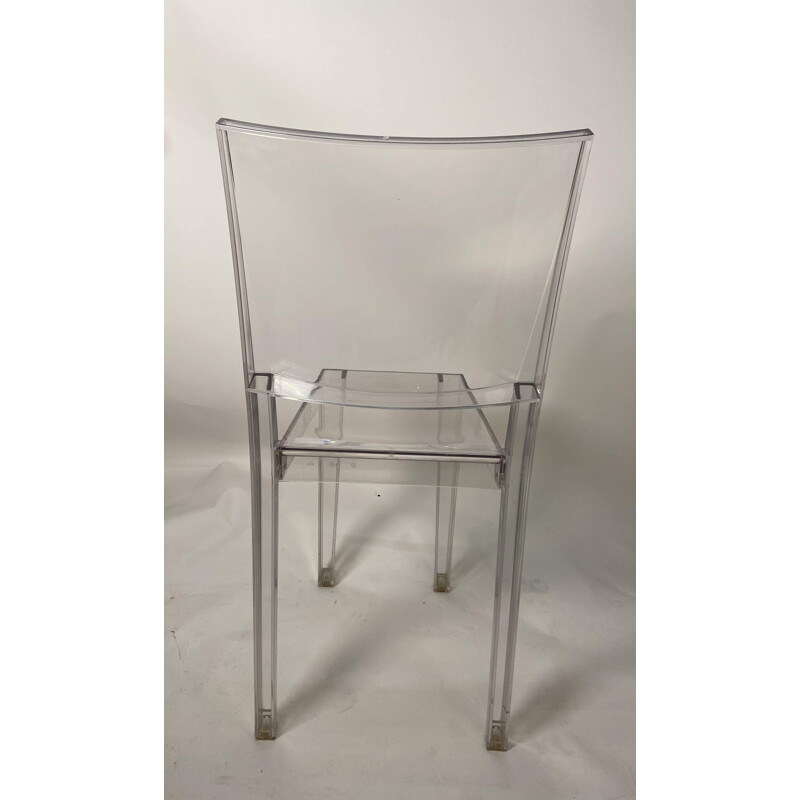 Vintage La Marie Kartell chair in transparent plexiglass by Philippe Starck