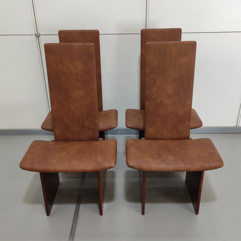 Set of 4 vintage Rennie chairs by Kazuhide Takahama for Simon Gavia, 1969