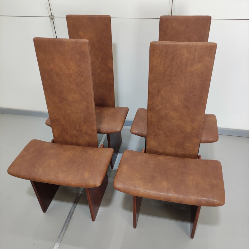 Set of 4 vintage Rennie chairs by Kazuhide Takahama for Simon Gavia, 1969