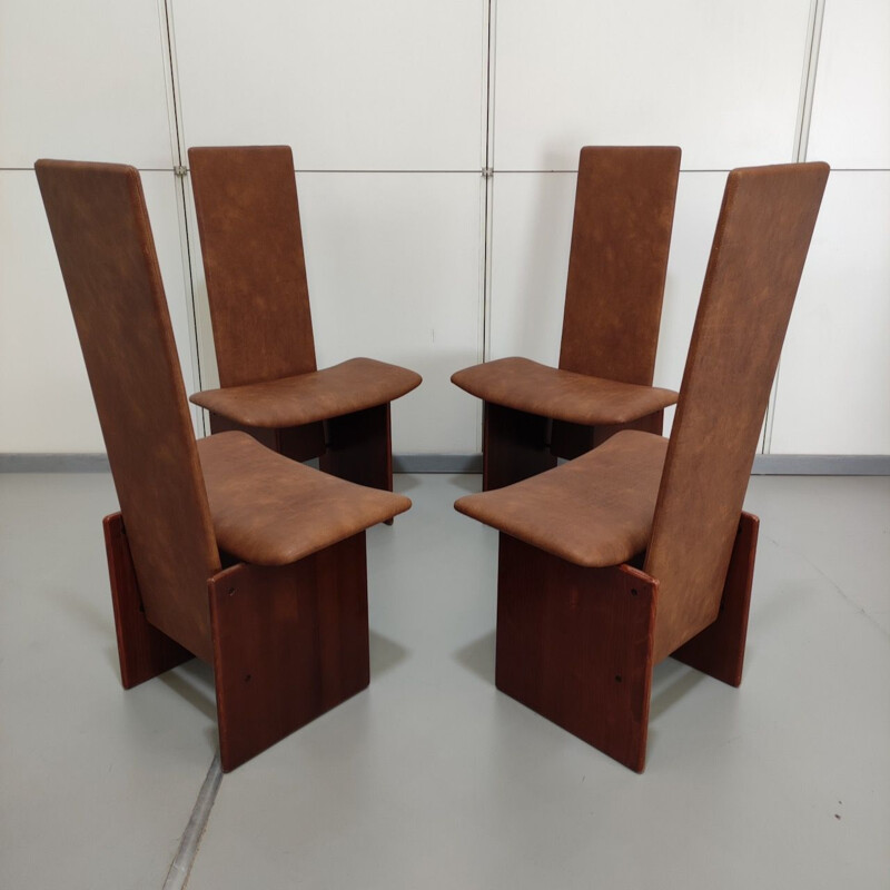 Set of 4 vintage Rennie chairs by Kazuhide Takahama for Simon Gavia, 1969