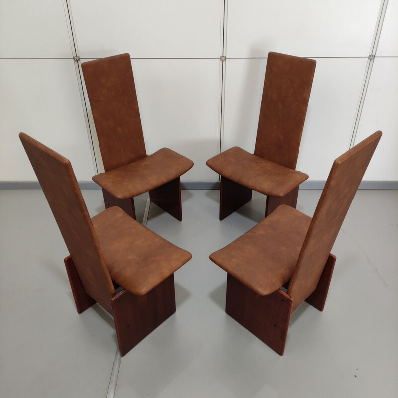 Set of 4 vintage Rennie chairs by Kazuhide Takahama for Simon Gavia, 1969