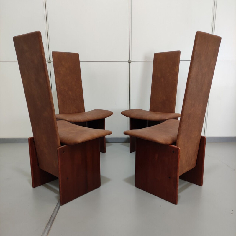 Set of 4 vintage Rennie chairs by Kazuhide Takahama for Simon Gavia, 1969