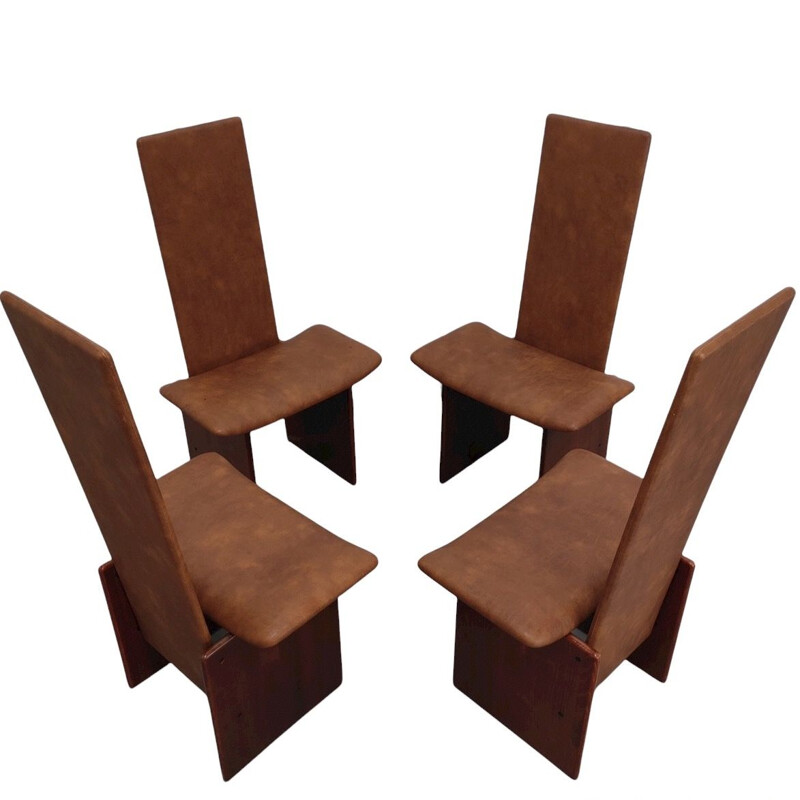 Set of 4 vintage Rennie chairs by Kazuhide Takahama for Simon Gavia, 1969