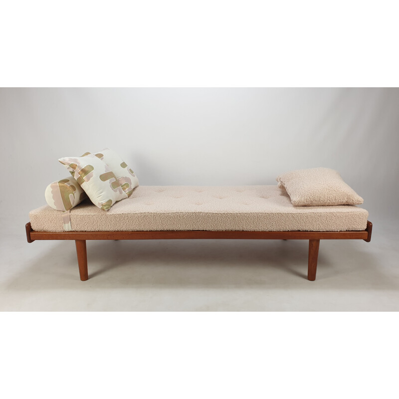 Mid-century teak daybed, Netherlands 1960s