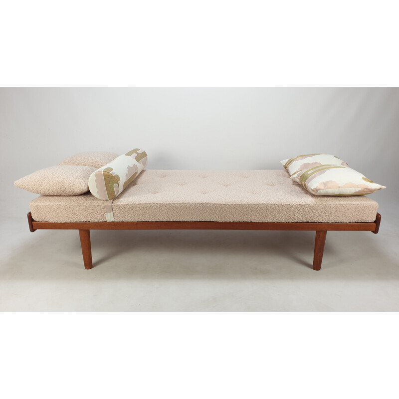 Mid-century teak daybed, Netherlands 1960s