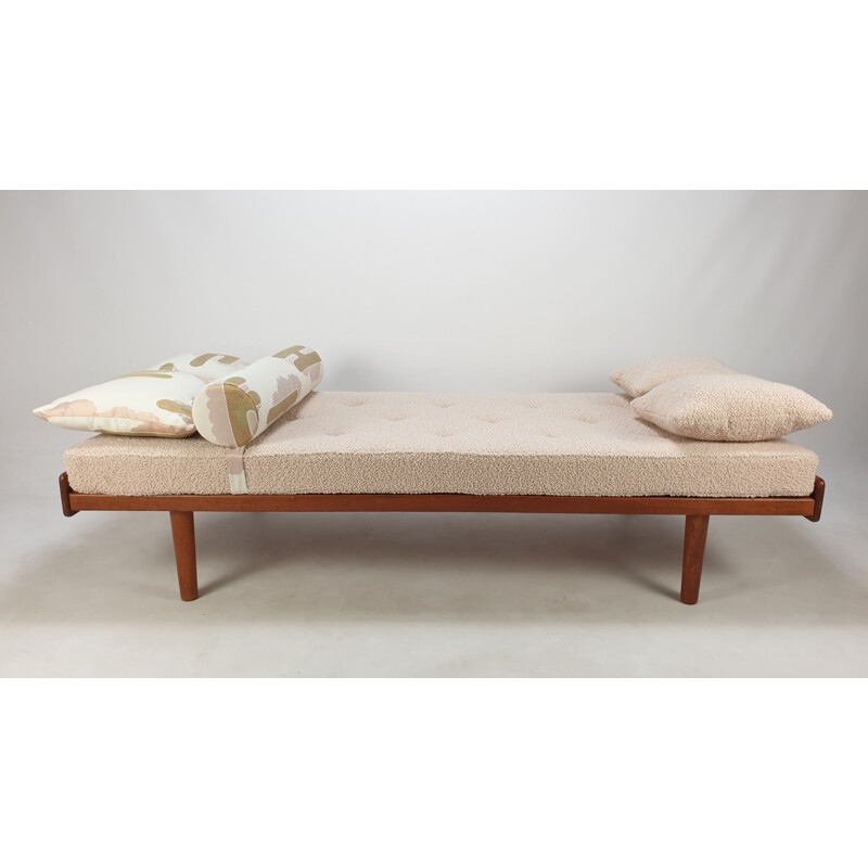 Mid-century teak daybed, Netherlands 1960s