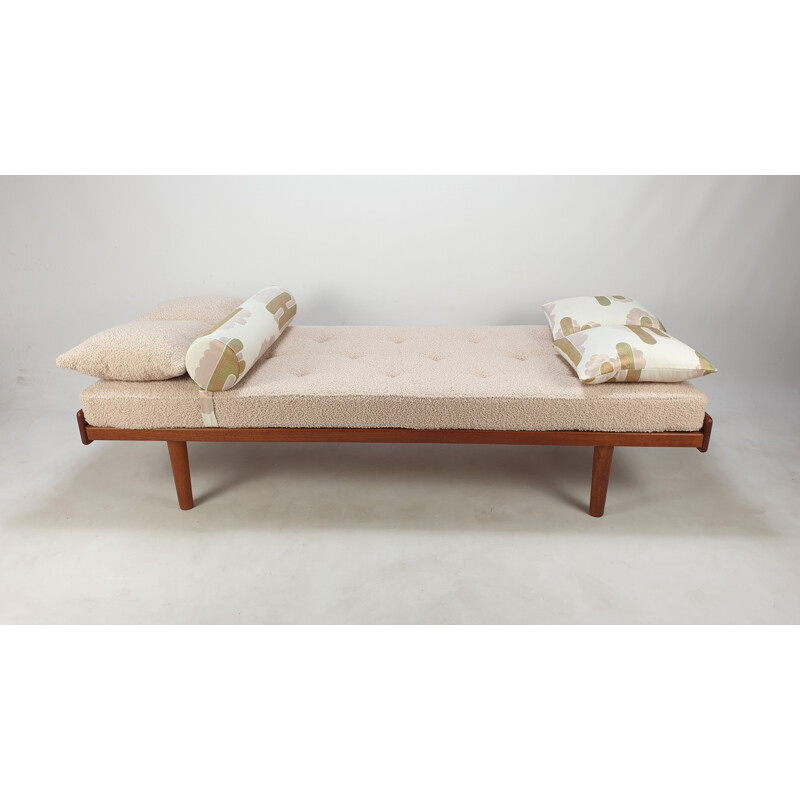 Mid-century teak daybed, Netherlands 1960s