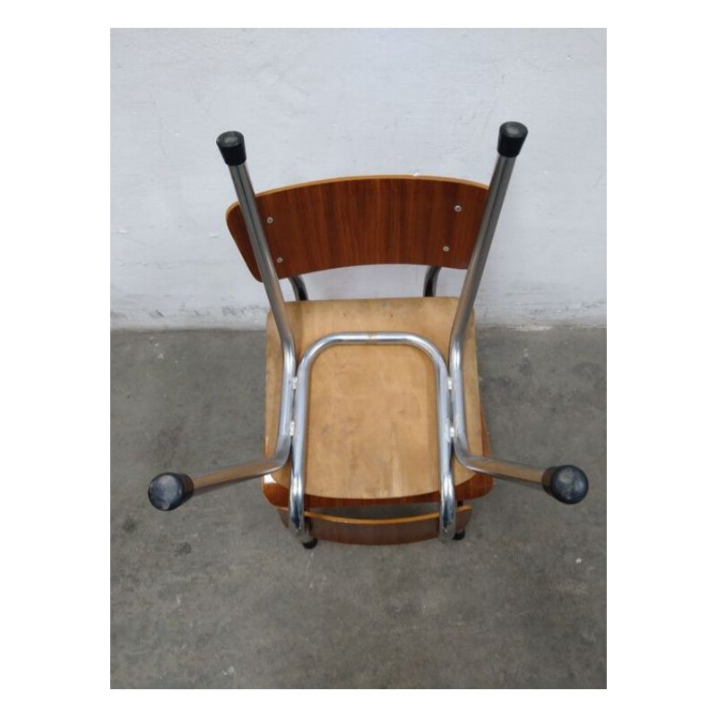 Paar vintage stalen stoelen van Pagholz