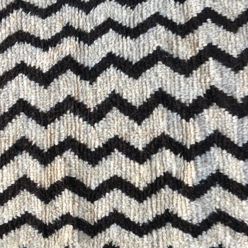 Tapis berbère taznakht vintage en laine, 1980