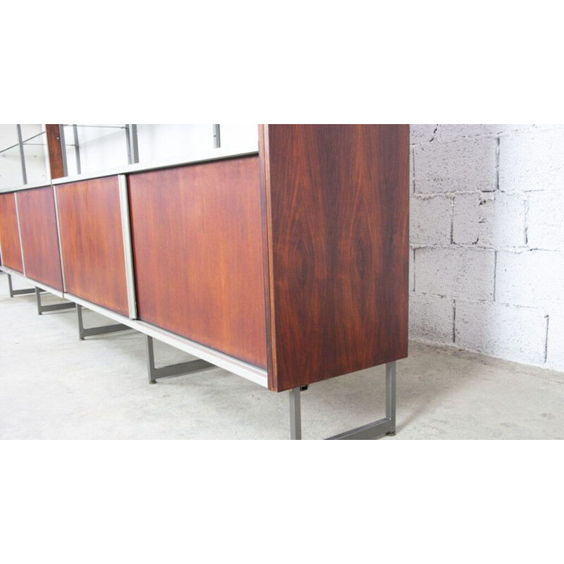 Vintage rosewood bookcase by Georges Frydman for Efa, 1966s