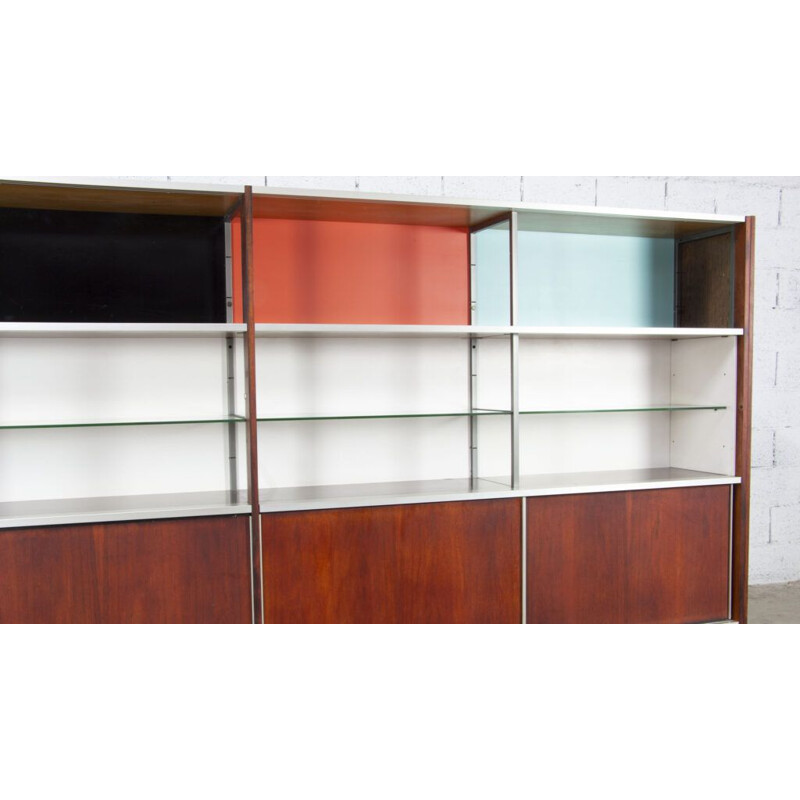 Vintage rosewood bookcase by Georges Frydman for Efa, 1966s