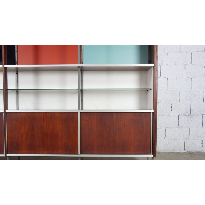 Vintage rosewood bookcase by Georges Frydman for Efa, 1966s