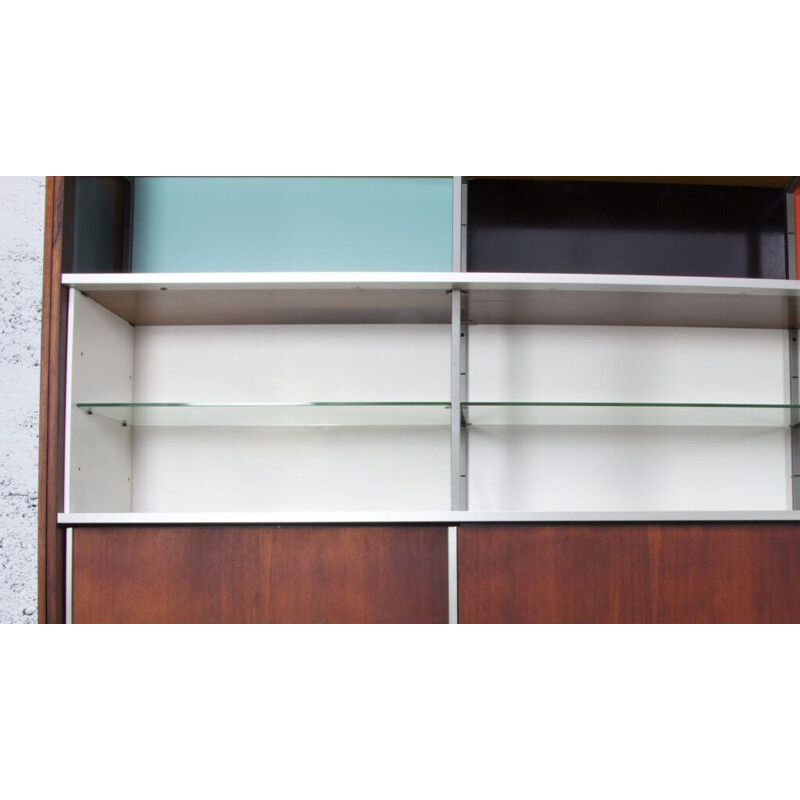 Vintage rosewood bookcase by Georges Frydman for Efa, 1966s