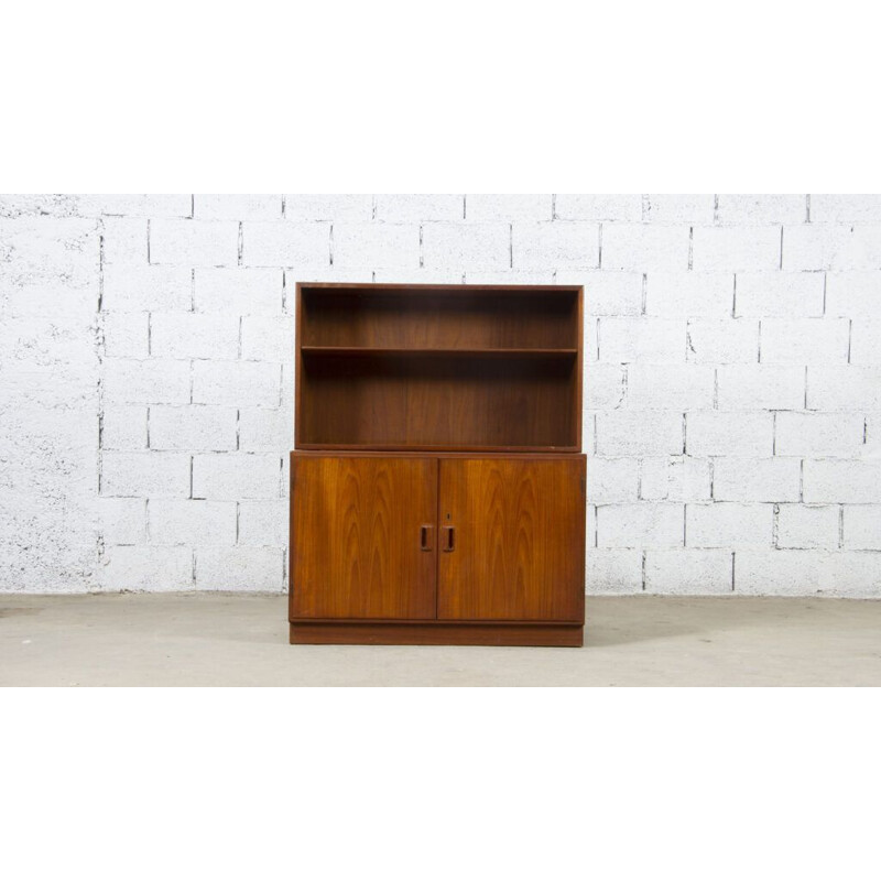 Vintage teak bookcase by Borge Mogensen for Soborg Mobler