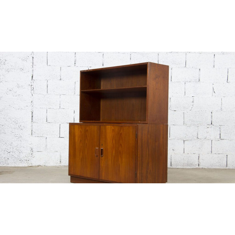 Vintage teak bookcase by Borge Mogensen for Soborg Mobler