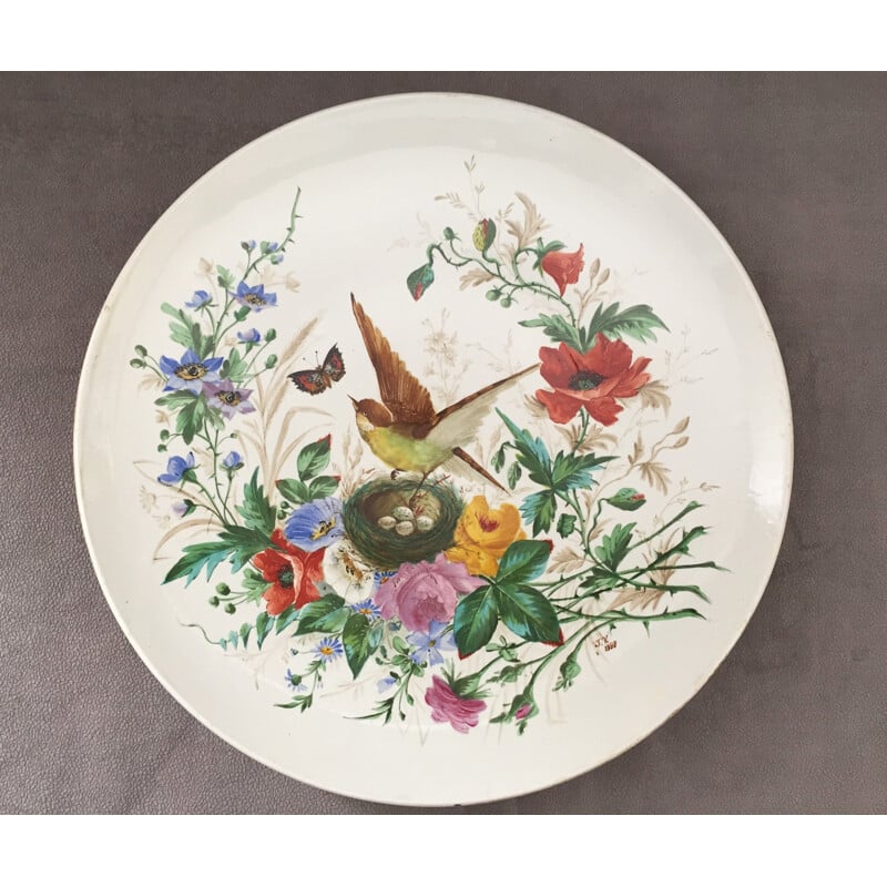 Vintage earthenware dish, France