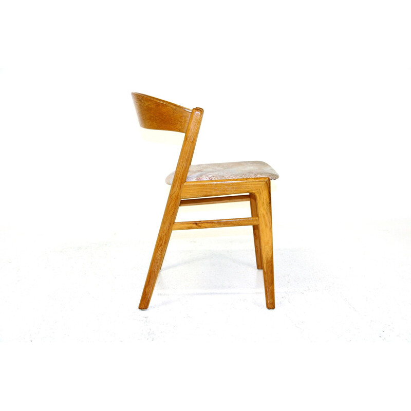 Silla vintage de roble, Dinamarca 1960