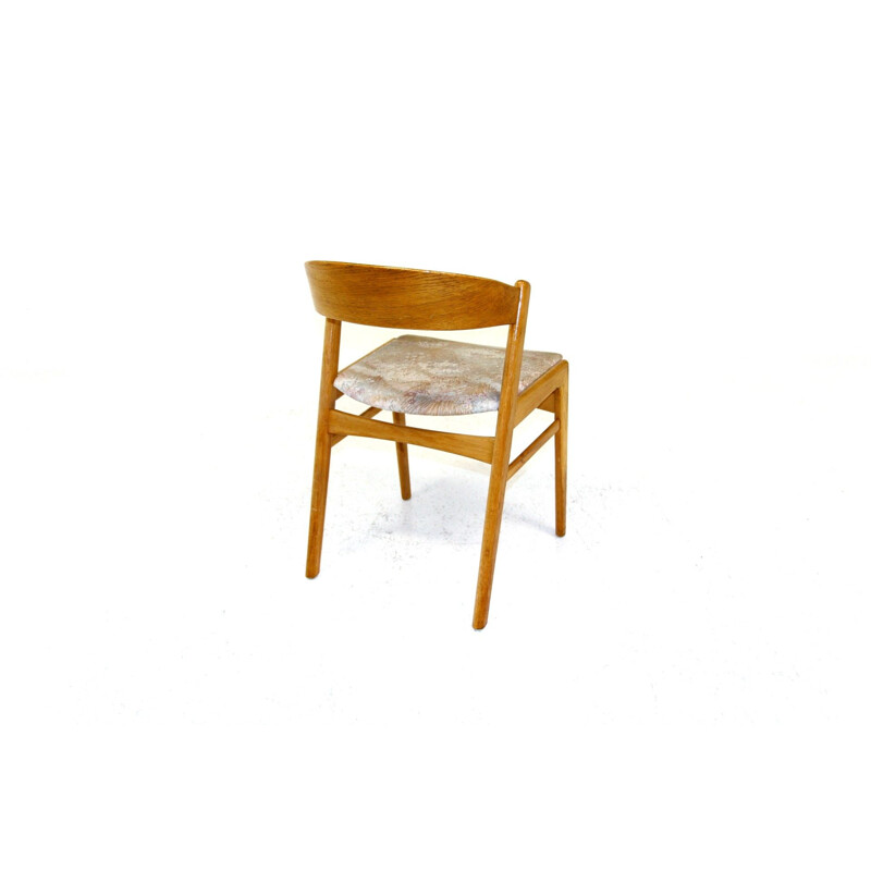 Silla vintage de roble, Dinamarca 1960