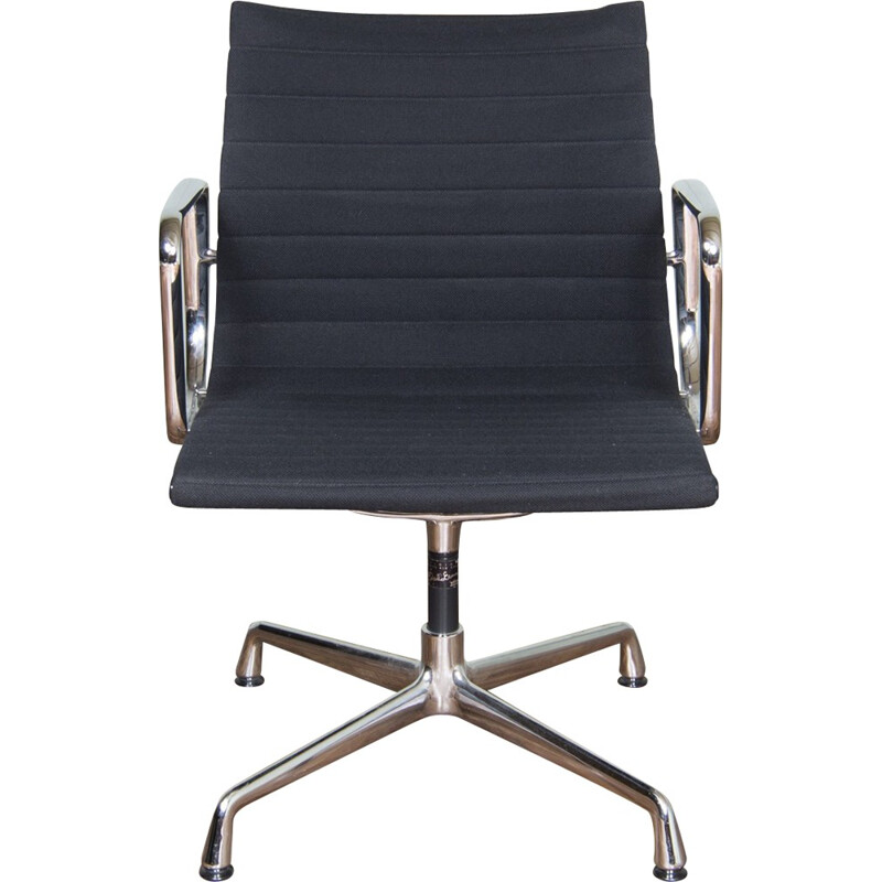 Vitra "EA108" office chair in aluminium and fabric, Charles & Ray EAMES - 1950s