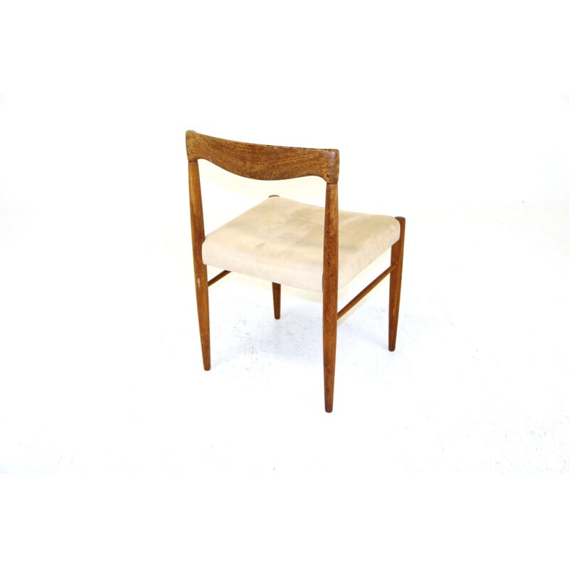 Conjunto de 3 cadeiras de carvalho vintage de H W Klein para Bramin, Dinamarca 1960