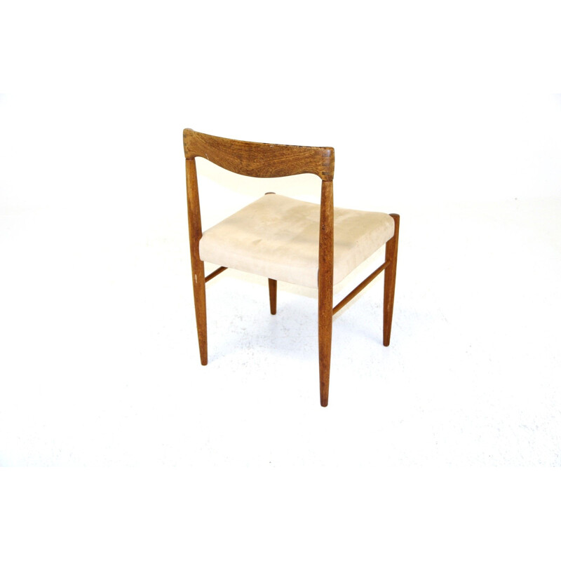 Set of 3 vintage oakwood chairs by H W Klein for Bramin, Denmark 1960