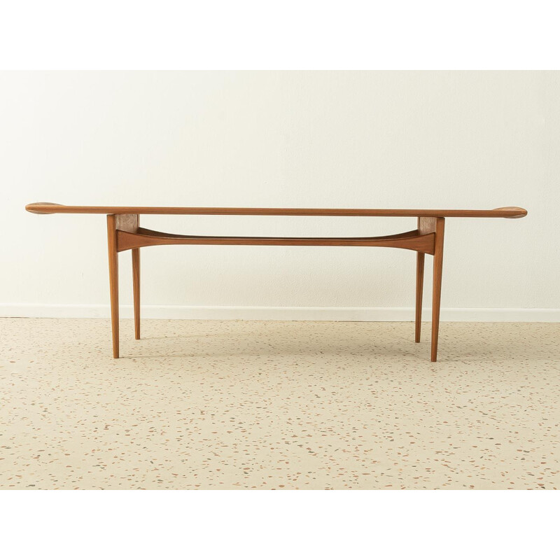 Vintage coffee table in solid teak by Tove and Edvard Kindt-Larsen for France and Daverkosen, Denmark 1960