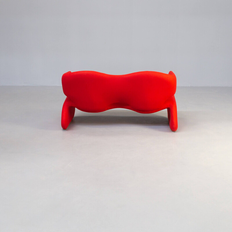 Vintage "djin" two seat sofa by Oliver Mourgue for Airborne, 1960s