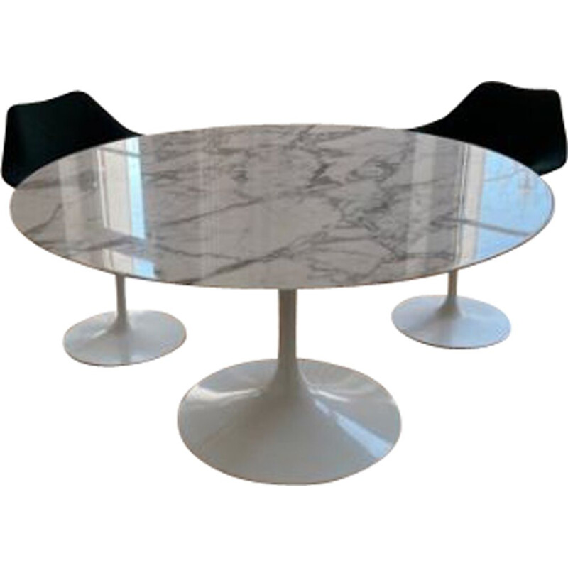 Vintage marble table by Eero Saarinen for Knoll