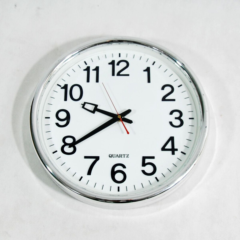 Vintage wall clock, Germany 1980s