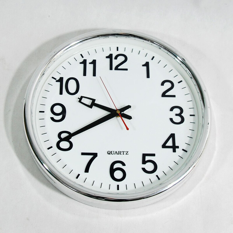 Vintage wall clock, Germany 1980s