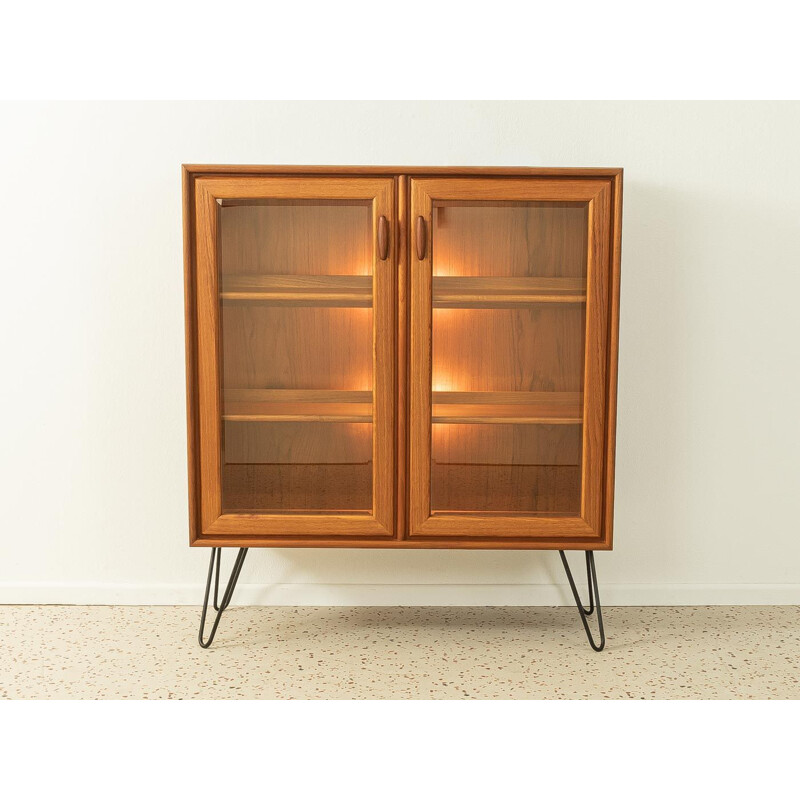 Vintage display cabinet with two glass doors by Heinrich Riestenpatt, Germany 1960s