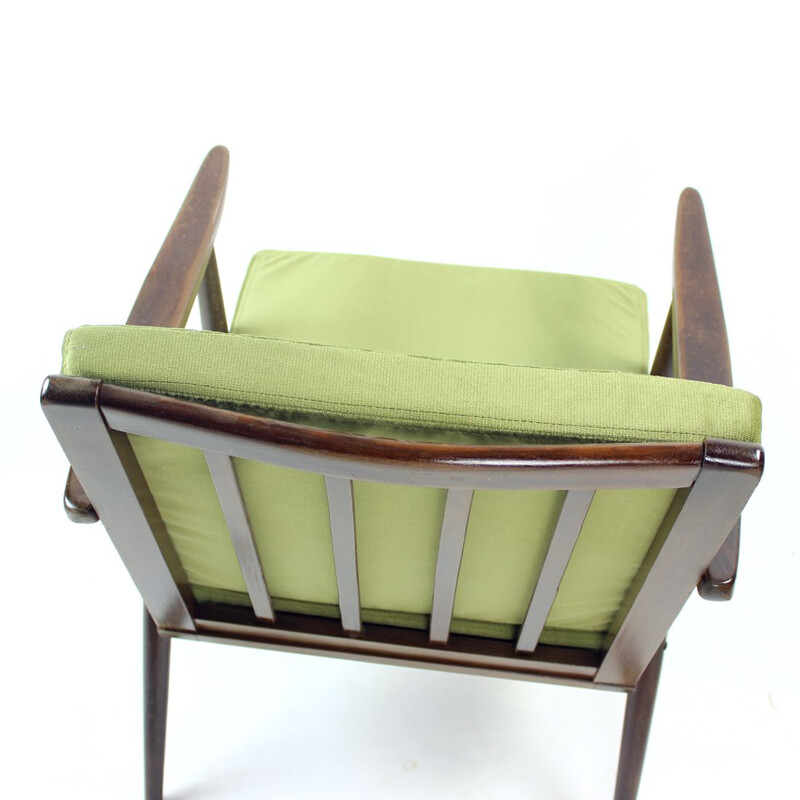 Vintage Boomerang armchair by Ton, Czechoslovakia 1960s