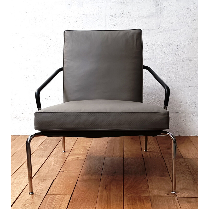Vintage Berman fauteuil van Rudolfo Dodoni voor Minotti