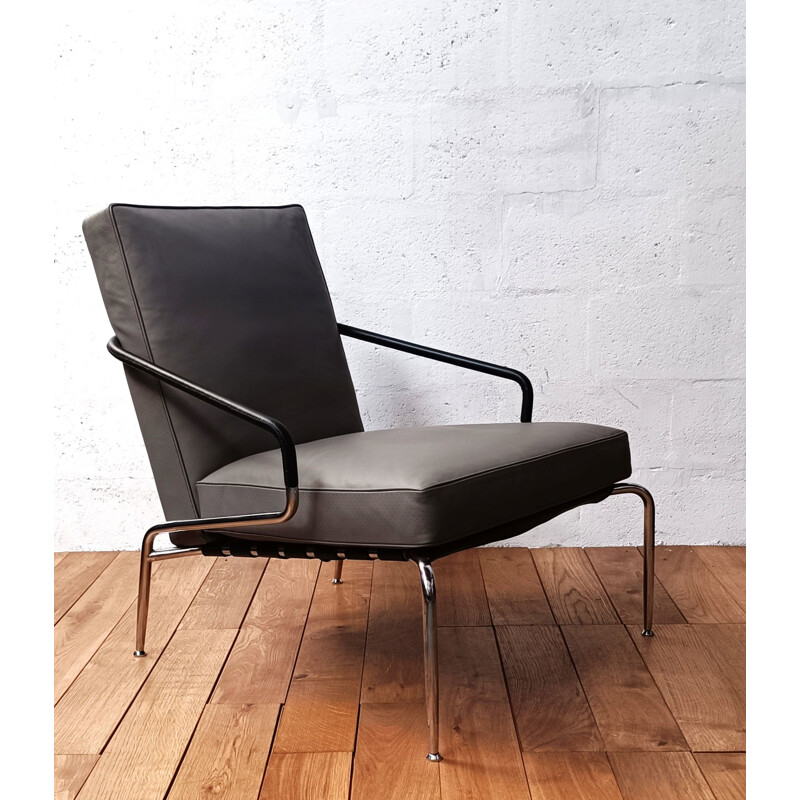 Vintage Berman fauteuil van Rudolfo Dodoni voor Minotti